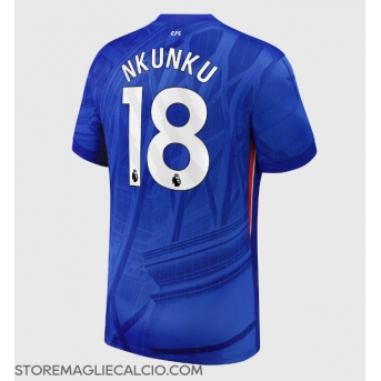 Chelsea Christopher Nkunku #18 Maglia Gara Casa Repliche 2025-26